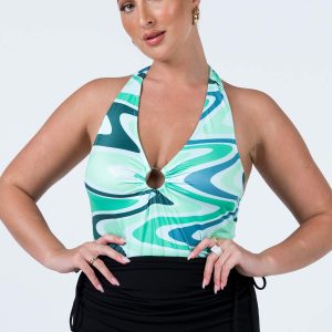 Briana Bodysuit Green Multi