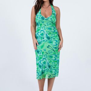 Tiffany Midi Dress Green