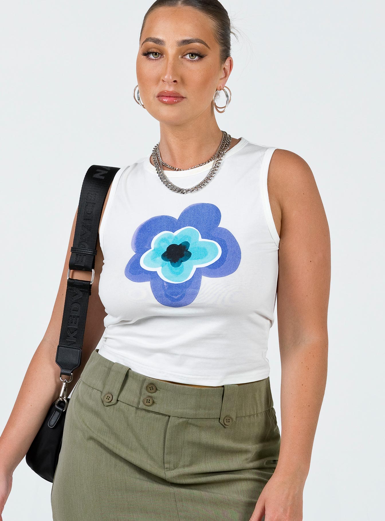 Aspects Flower Tank White - Image 3