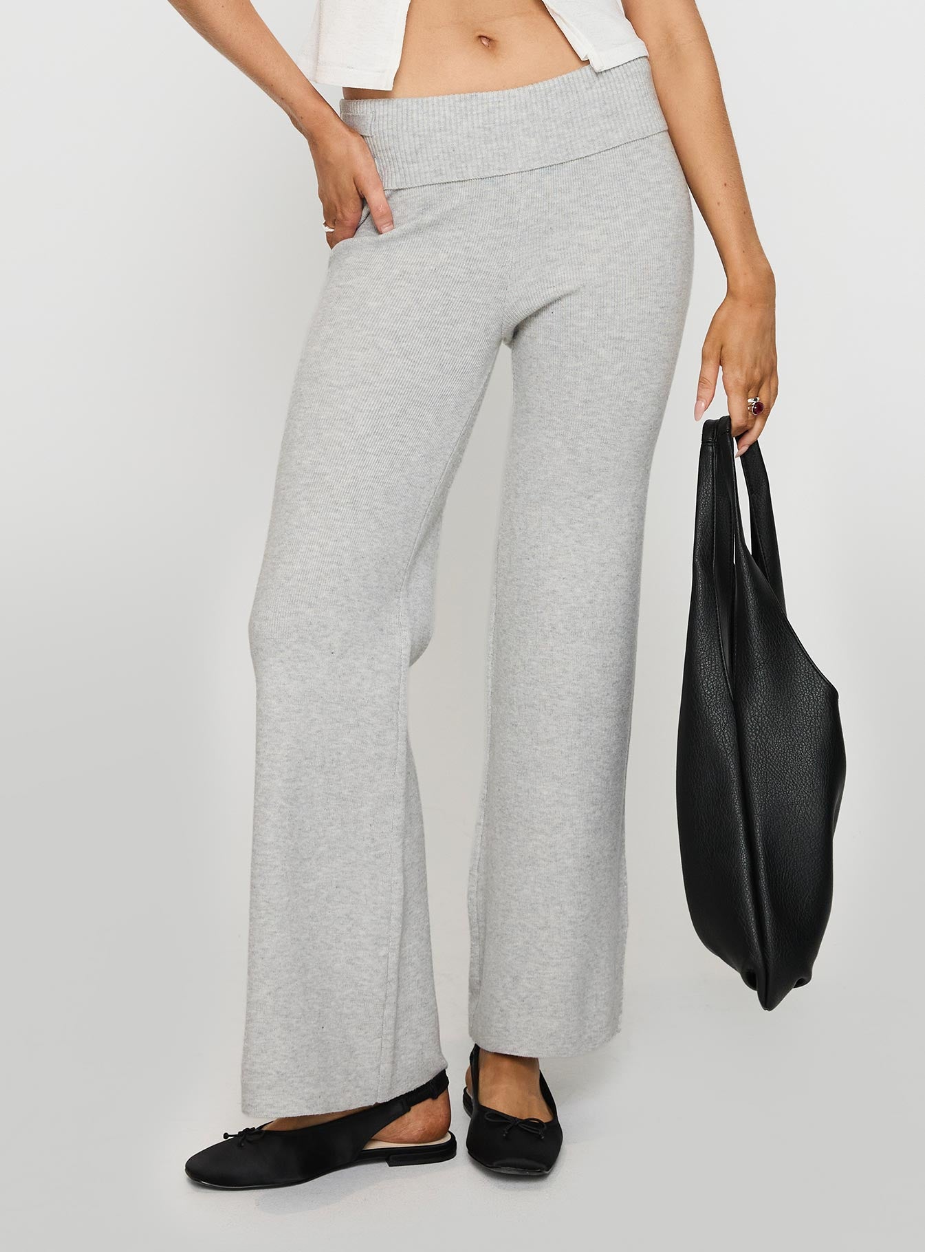 Try Me Knit Pants Grey - Image 7