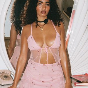 Rosen Top Pink Floral