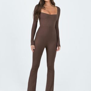 Devera Jumpsuit Brown