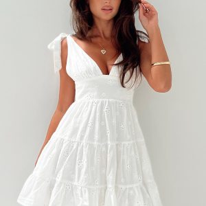 Galvis Mini Dress White