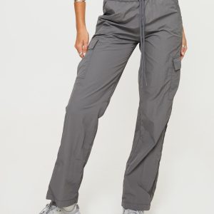 Flossie Parachute Pants Slate