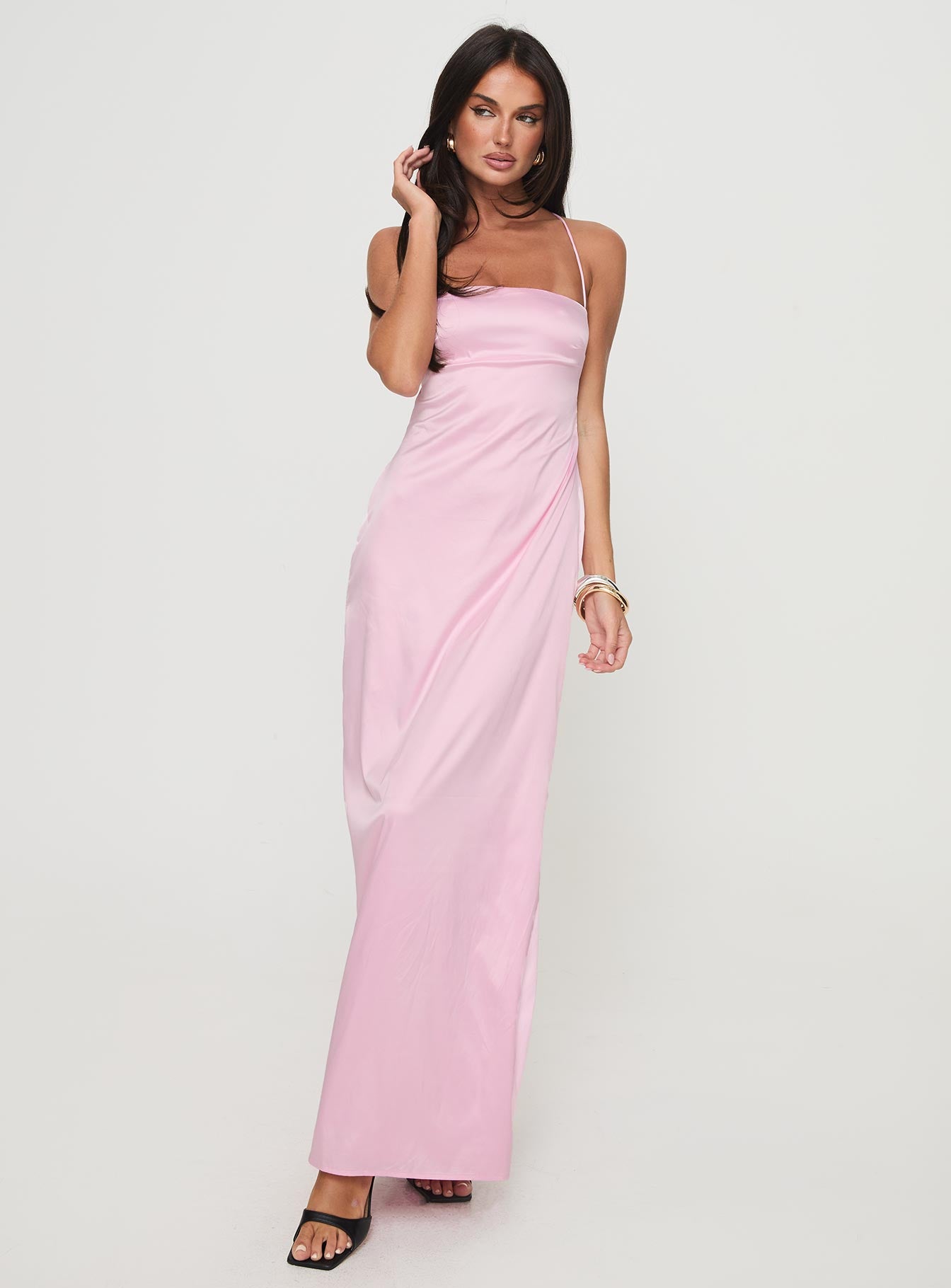 Roselyn Maxi Dress Pink - Image 2