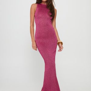 Tourista Maxi Dress Hot Pink