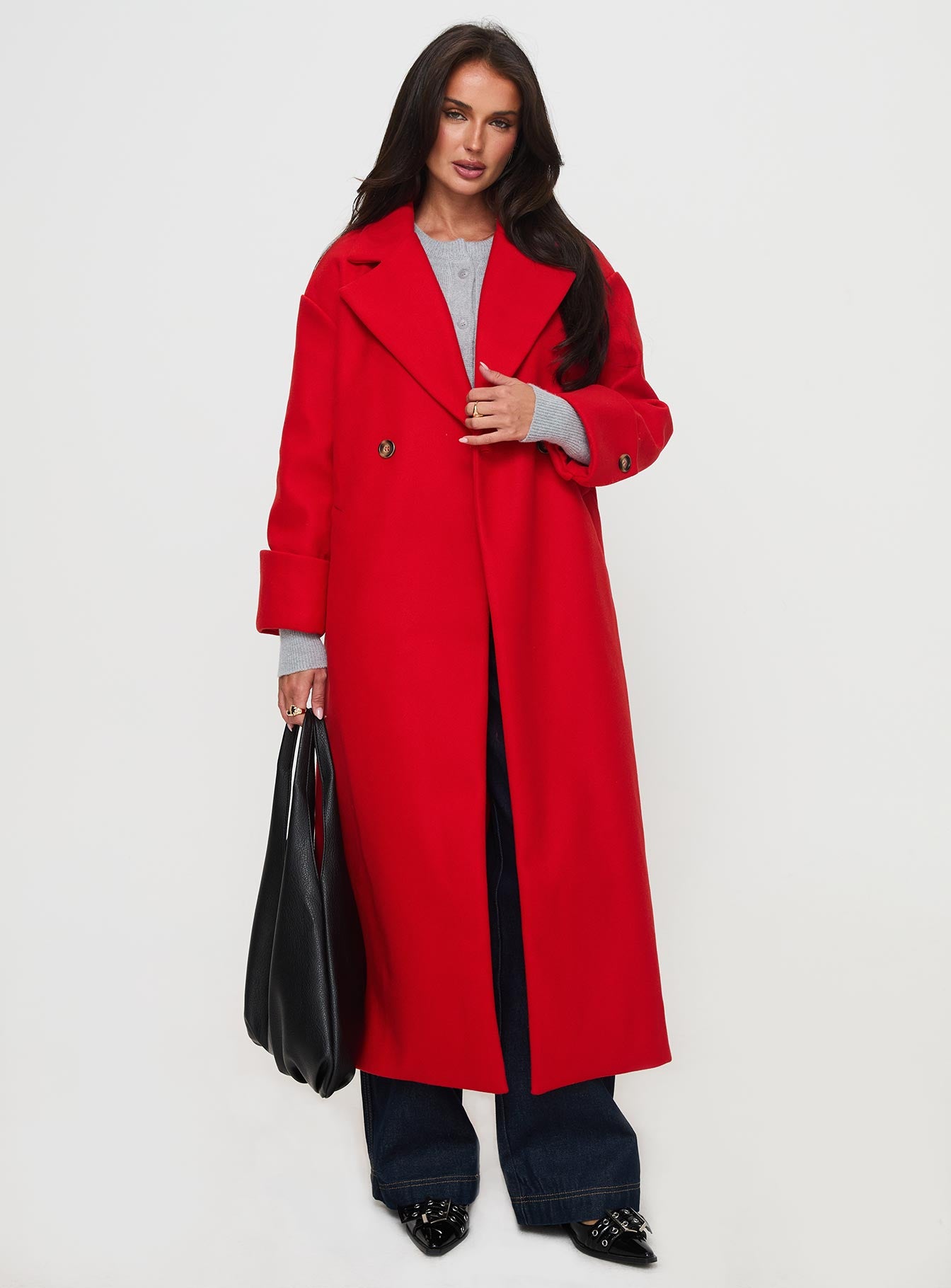 Mirandah Coat Red - Image 2