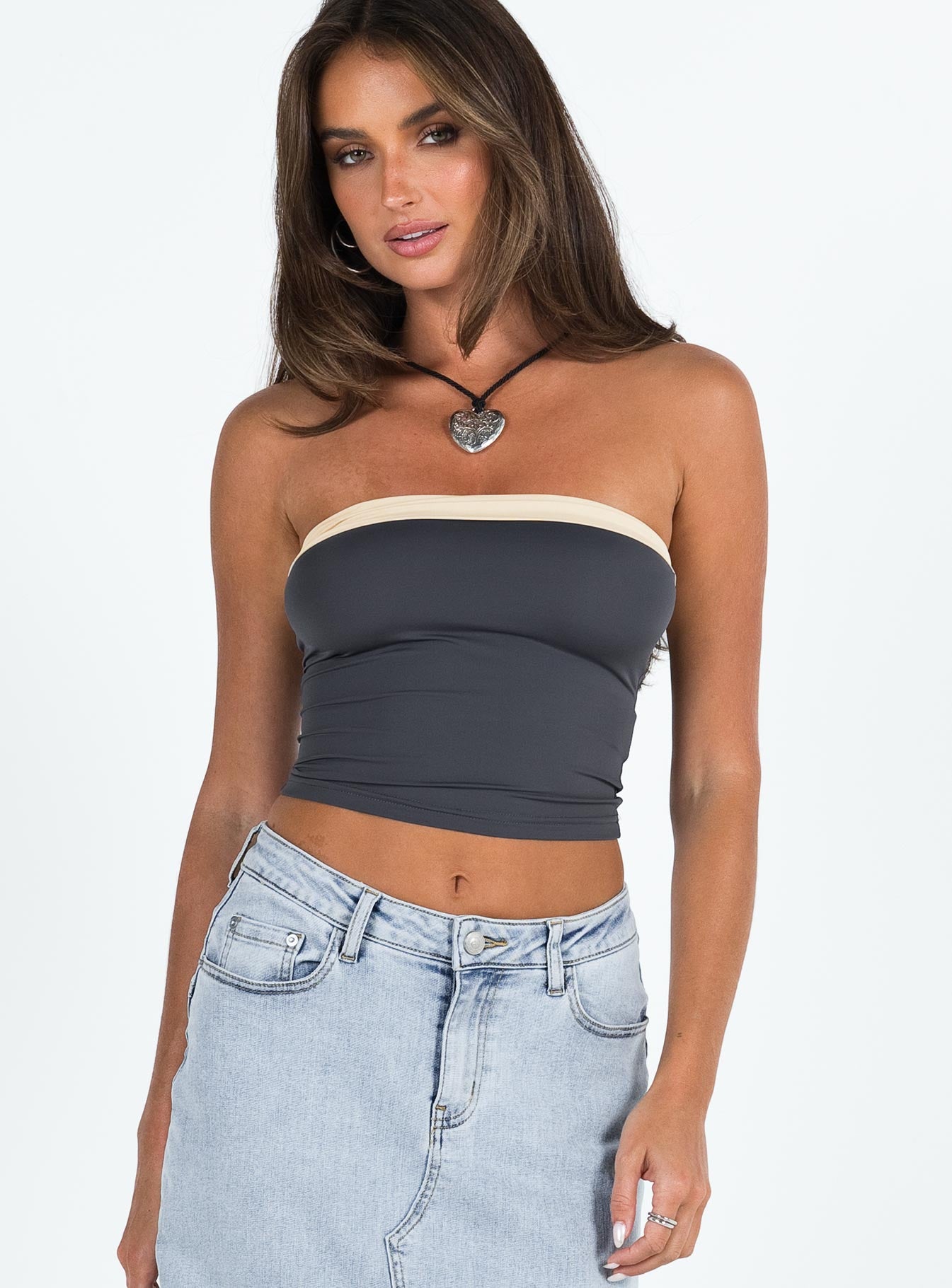 Miko Tube Top Slate - Image 2