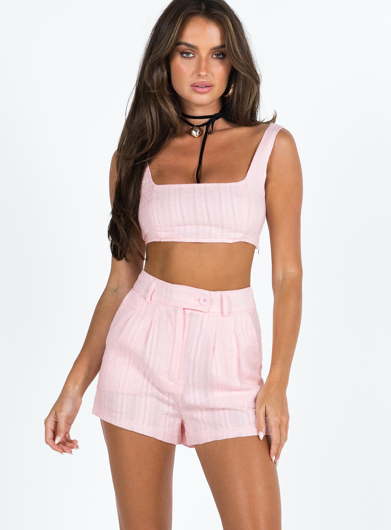 Huxley Short Set Pink - Image 2