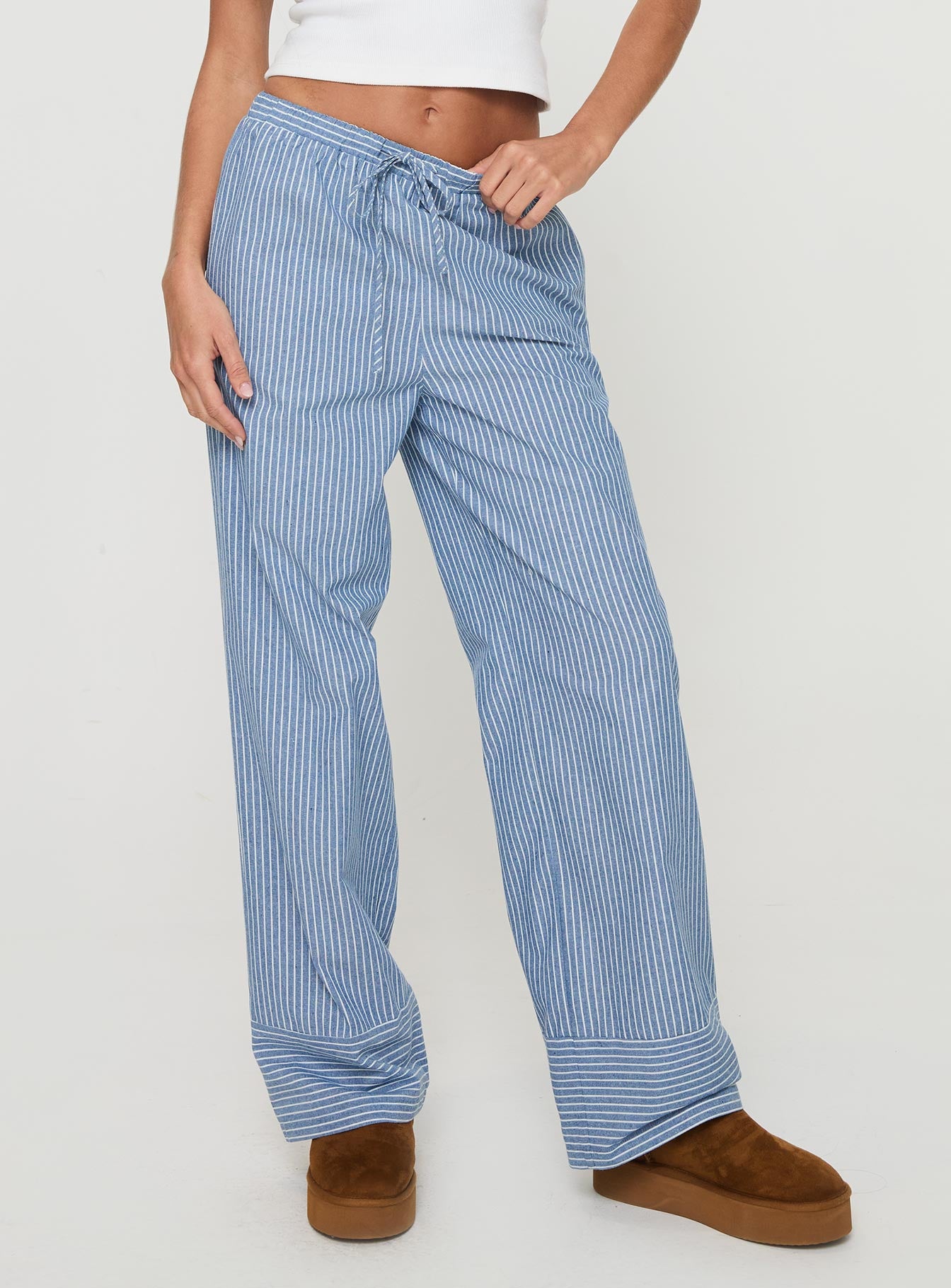 Veridian Pants Blue Stripe - Image 2