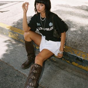 Capshaw Mini Skirt White