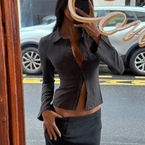 Anni Stripe Shirt Pinstripe