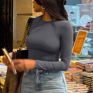 Arnim Long Sleeve Top Grey