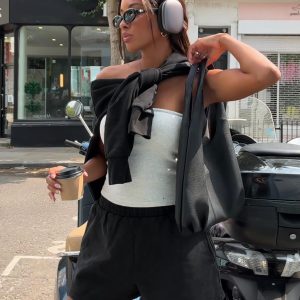 All Day Short Washed Black