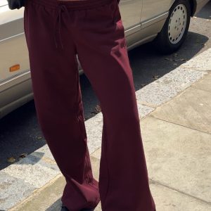 All Day Straight Leg Sweatpants Wine