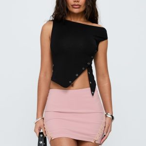 Dupont Mini Skirt Blush Pink