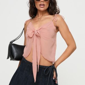 Rica Bow Top Pink