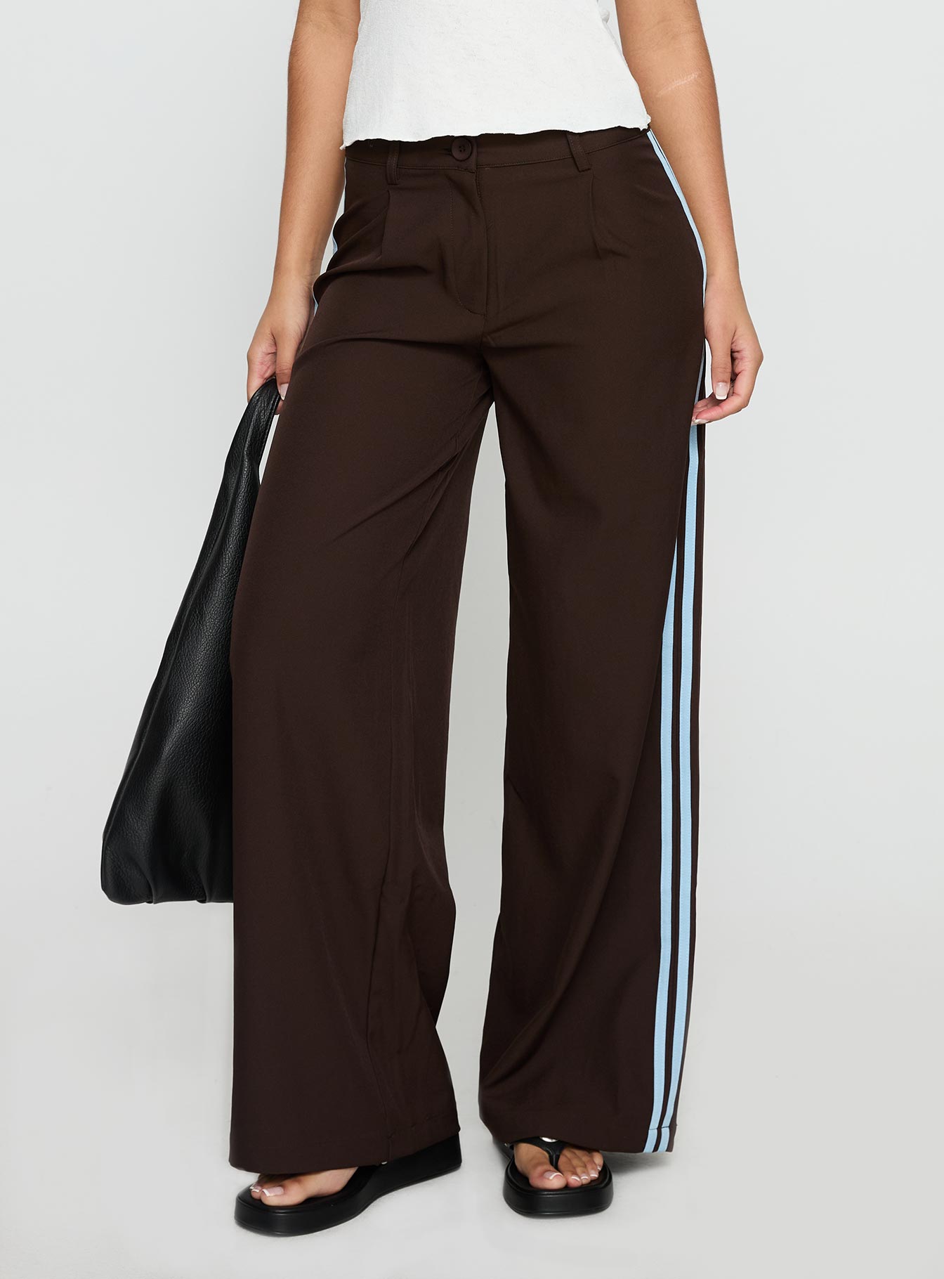 Wendi Tipping Suit Pant Brown / Blue - Image 2