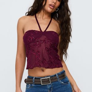 Ruwi Top Burgundy