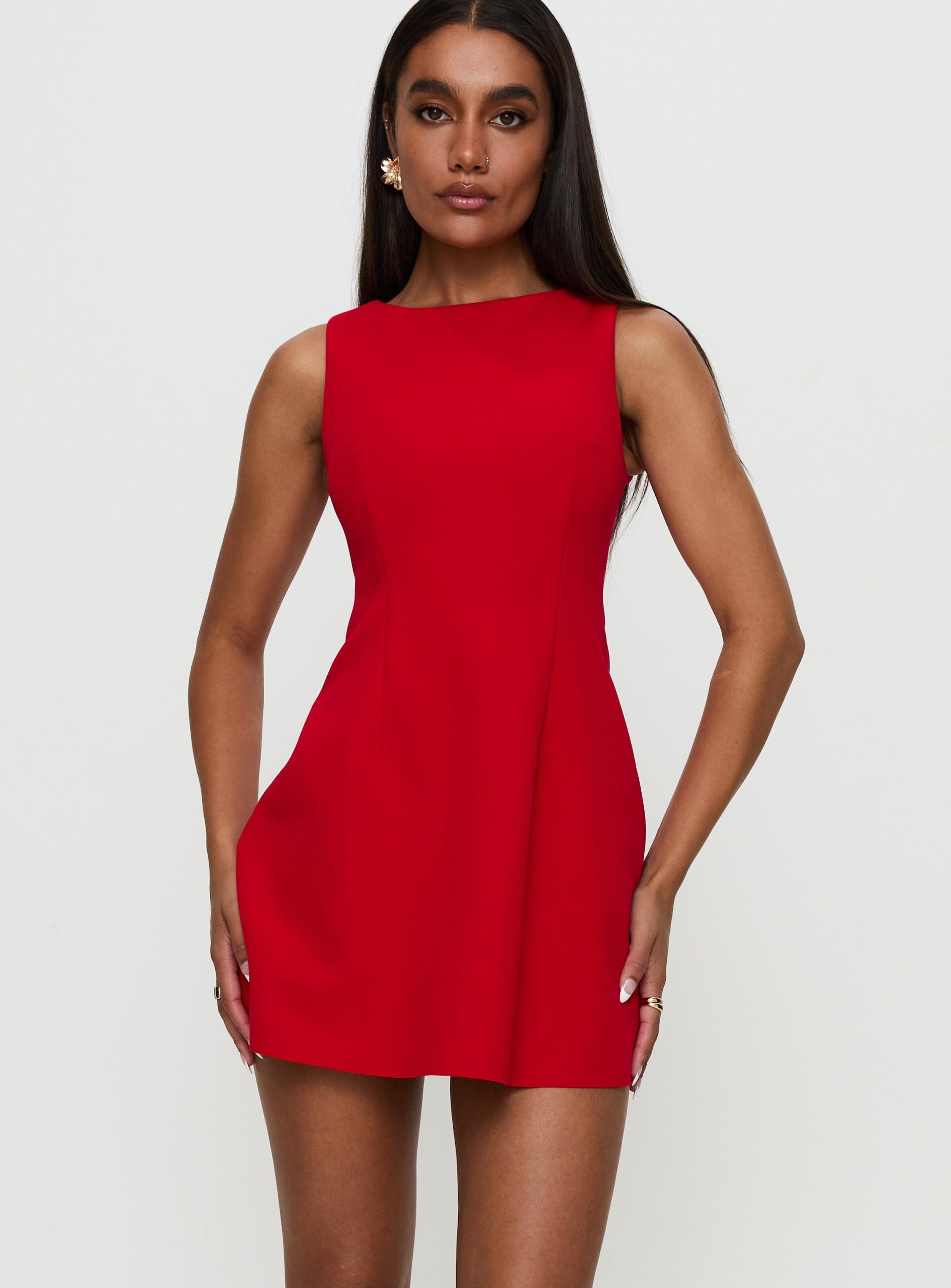 Anse Mini Dress Red - Image 2
