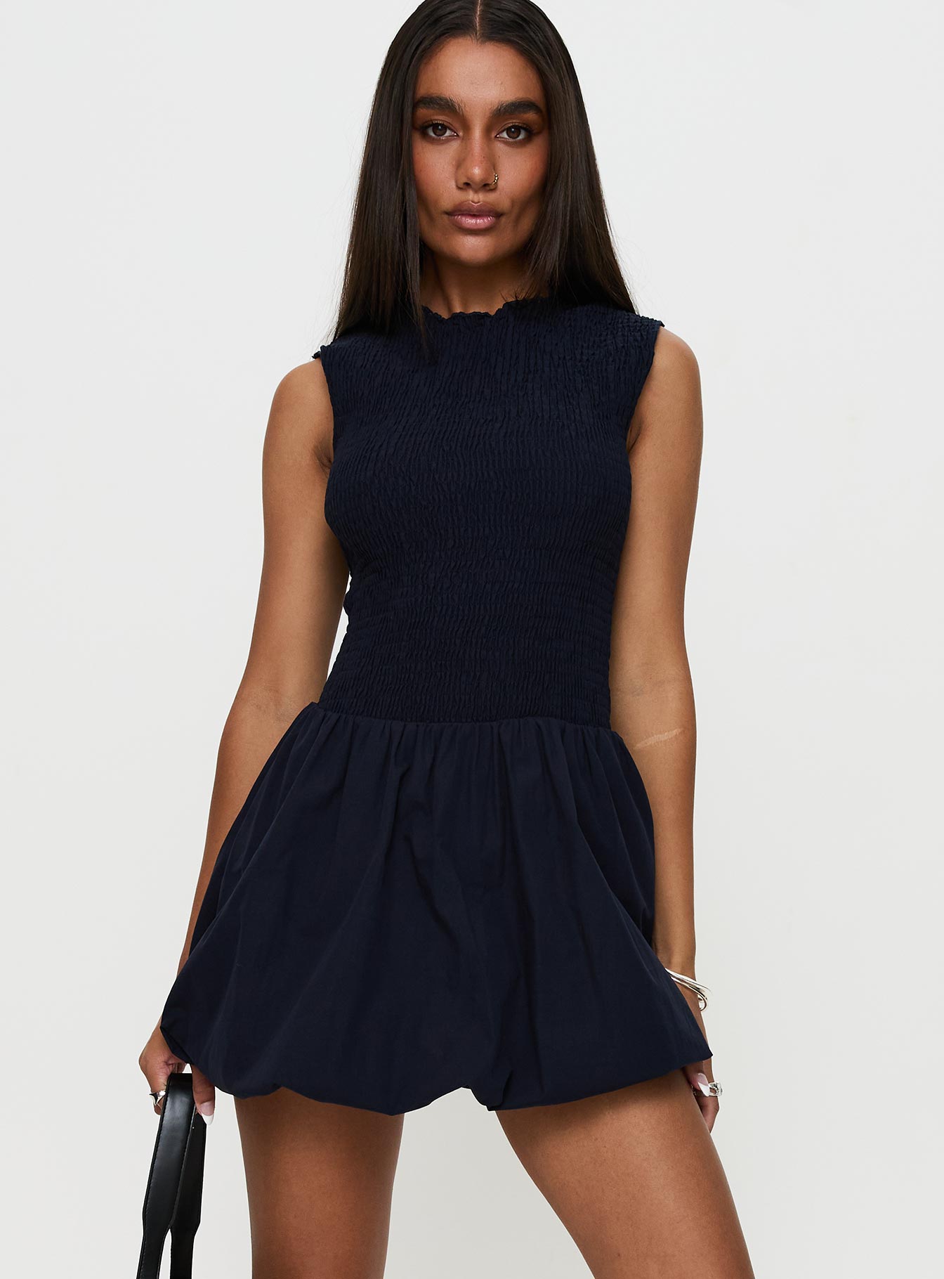 Narnie Mini Dress Navy - Image 2