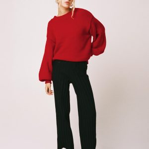 Montenegro Knit Pants Black / Cream