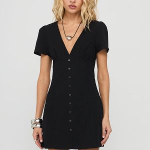 Loveliness Playsuit Black