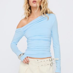Beller Long Sleeve Top Light Blue