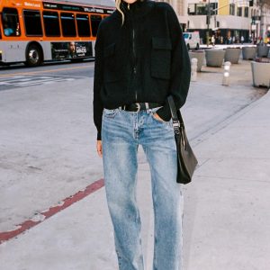 Anelli Low Rise Straight Leg Jeans Light Blue Wash