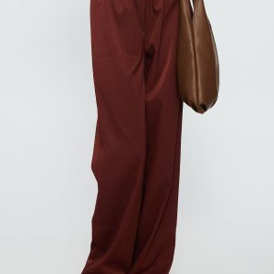 Dorie Straight Leg Pants Chocolate
