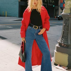 Lucille High Rise Flared Jeans Mid Wash