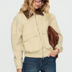Sancia Bomber Jacket Beige