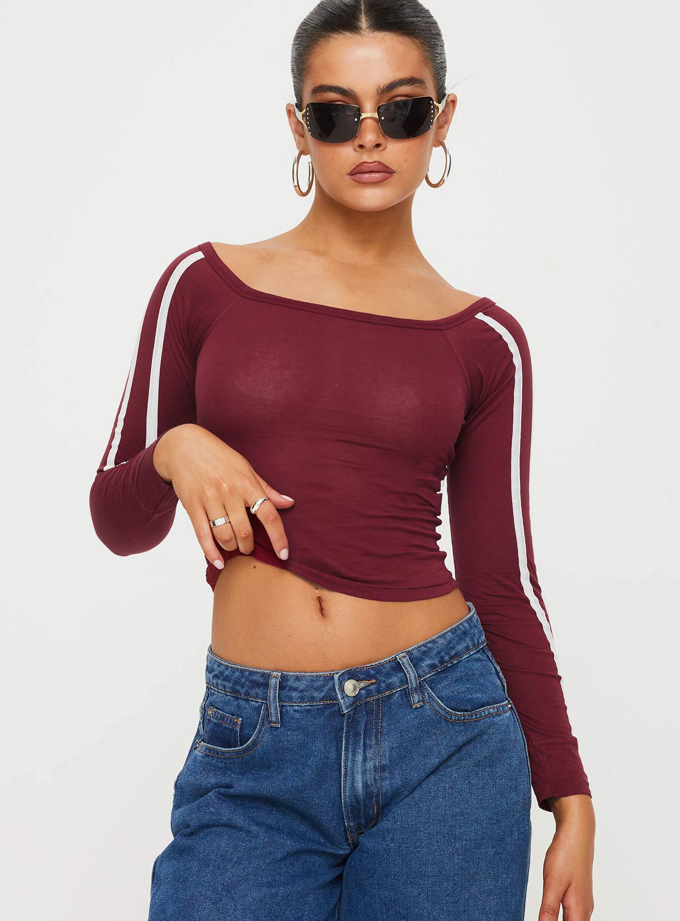 Gavya Top Adrenalin Red / White - Image 2