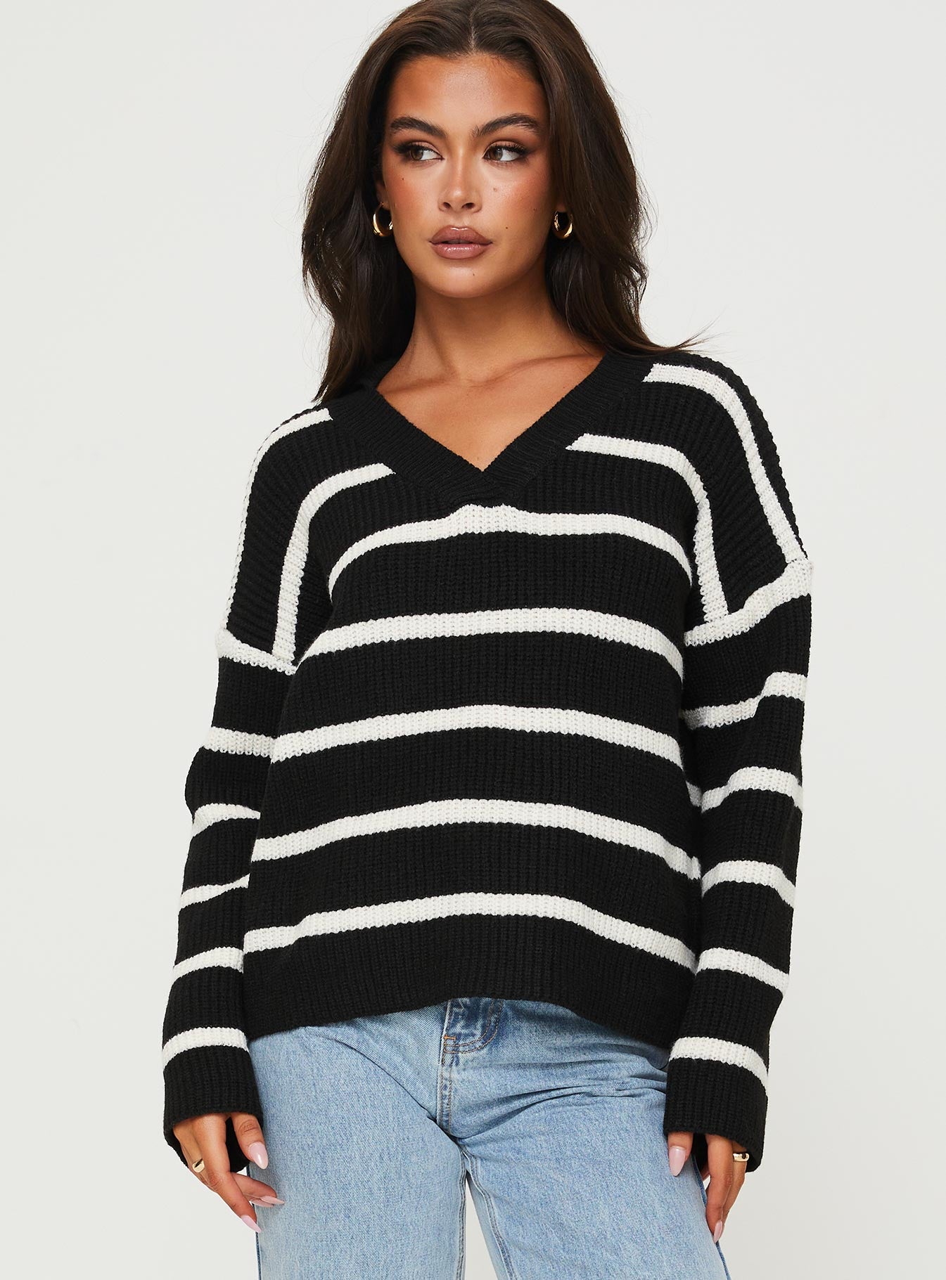 Forte Knit Sweater Black - Image 2