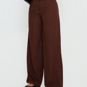Alys Cut Out Straight Leg Pant Brown