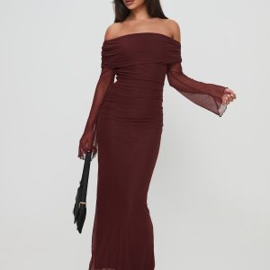 Consideration Maxi Dress Chocolate