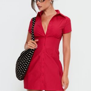 Motley Mini Dress Red