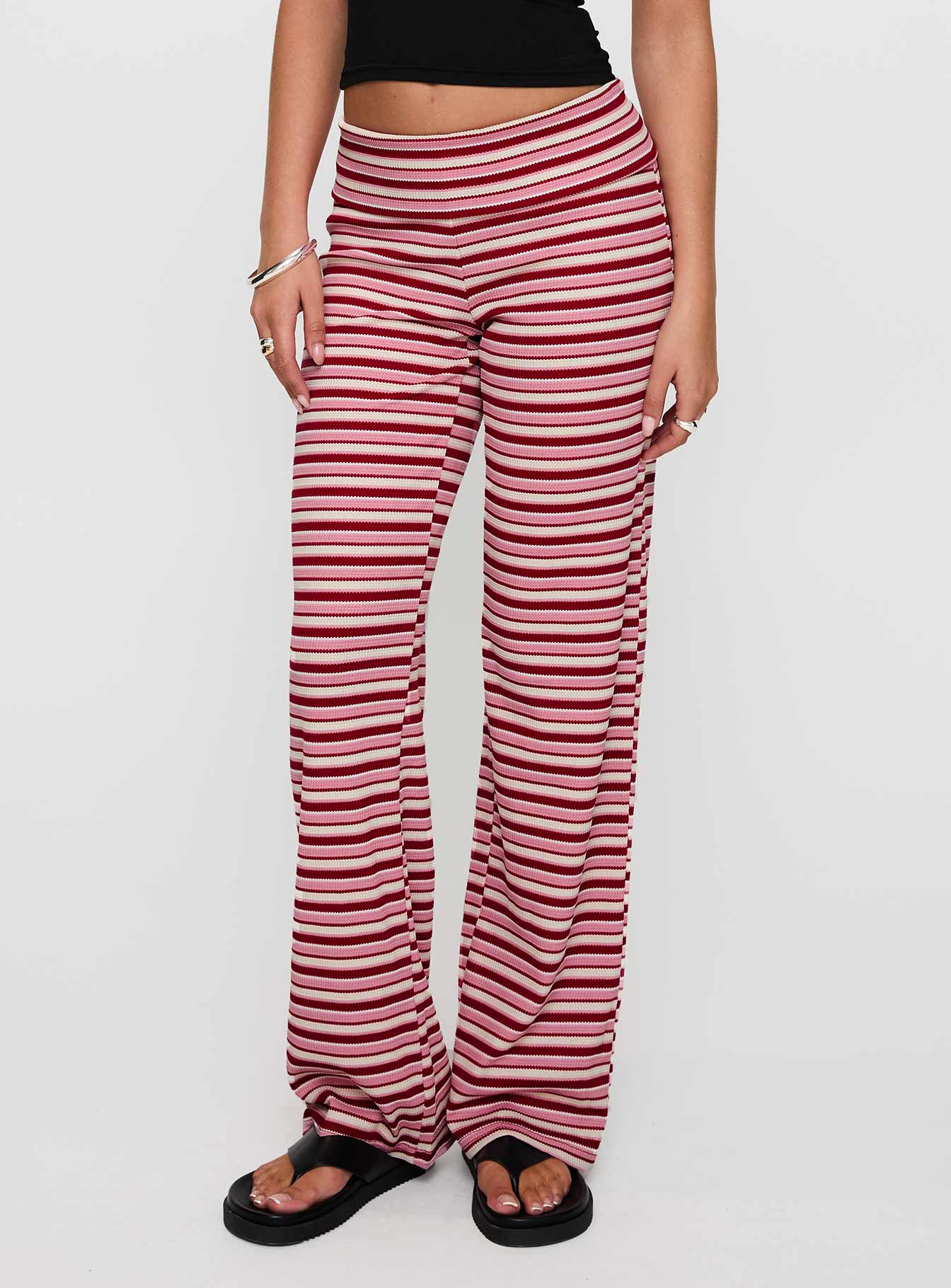 Dreamgirl Folded Pant Pink Multi - Image 2