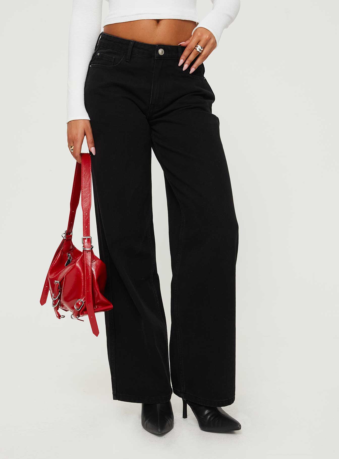 Maryanne Mid-rise Relaxed Jeans Washed Black - Image 2