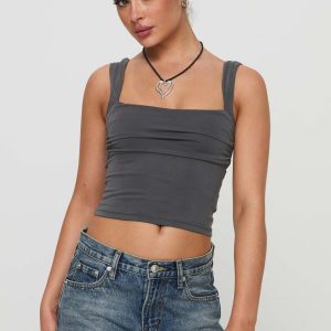 Francois Backless Top Slate