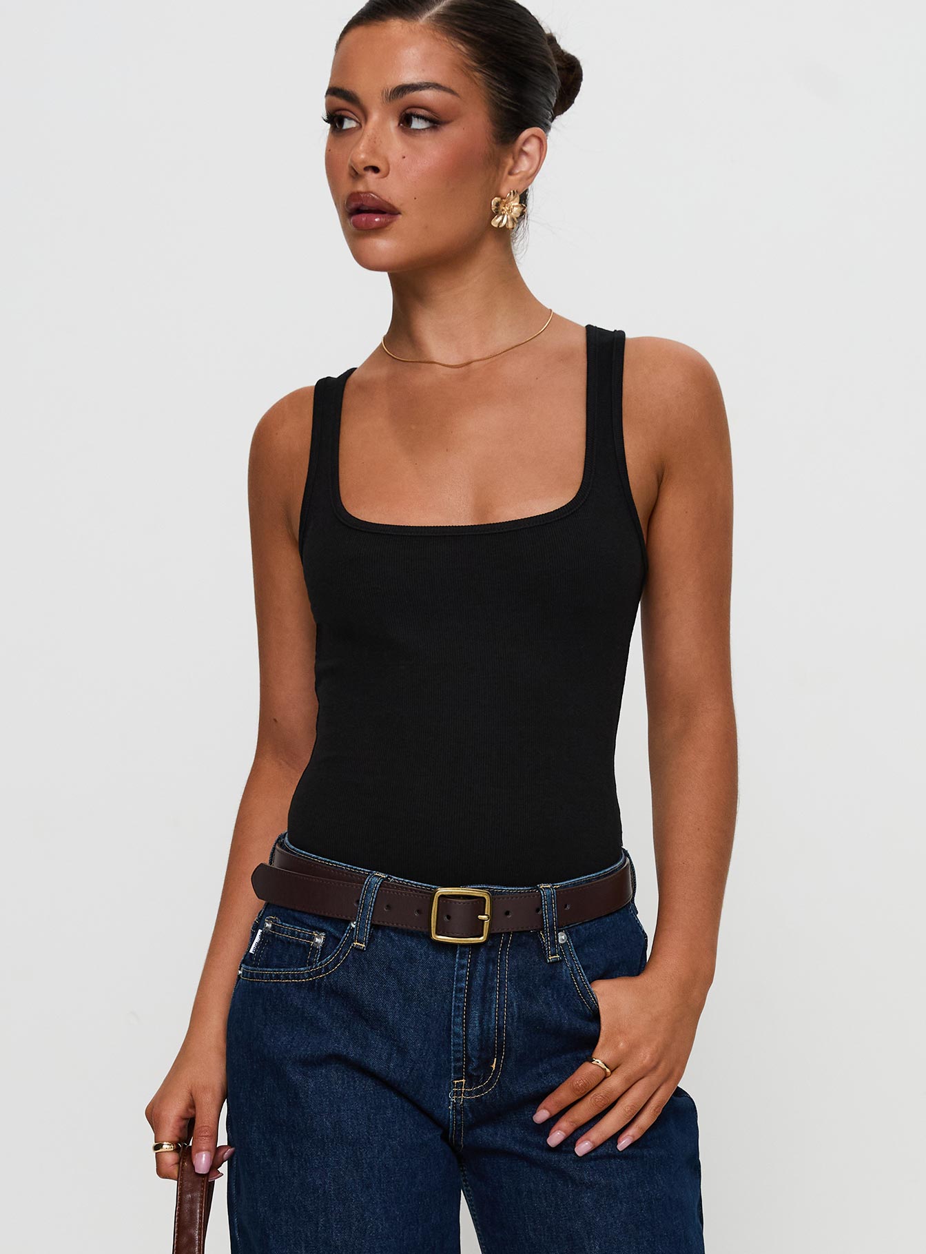 Baseline Rib Bodysuit Black - Image 2