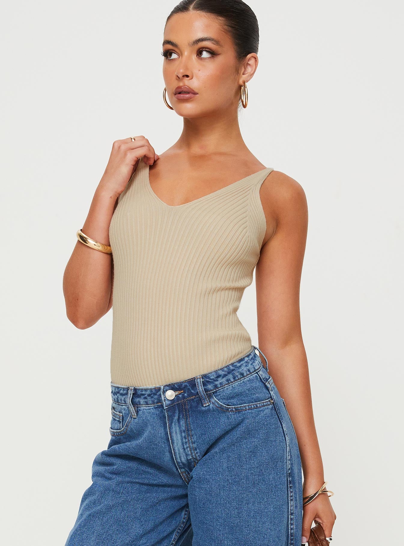 Keenan Bodysuit Beige - Image 2