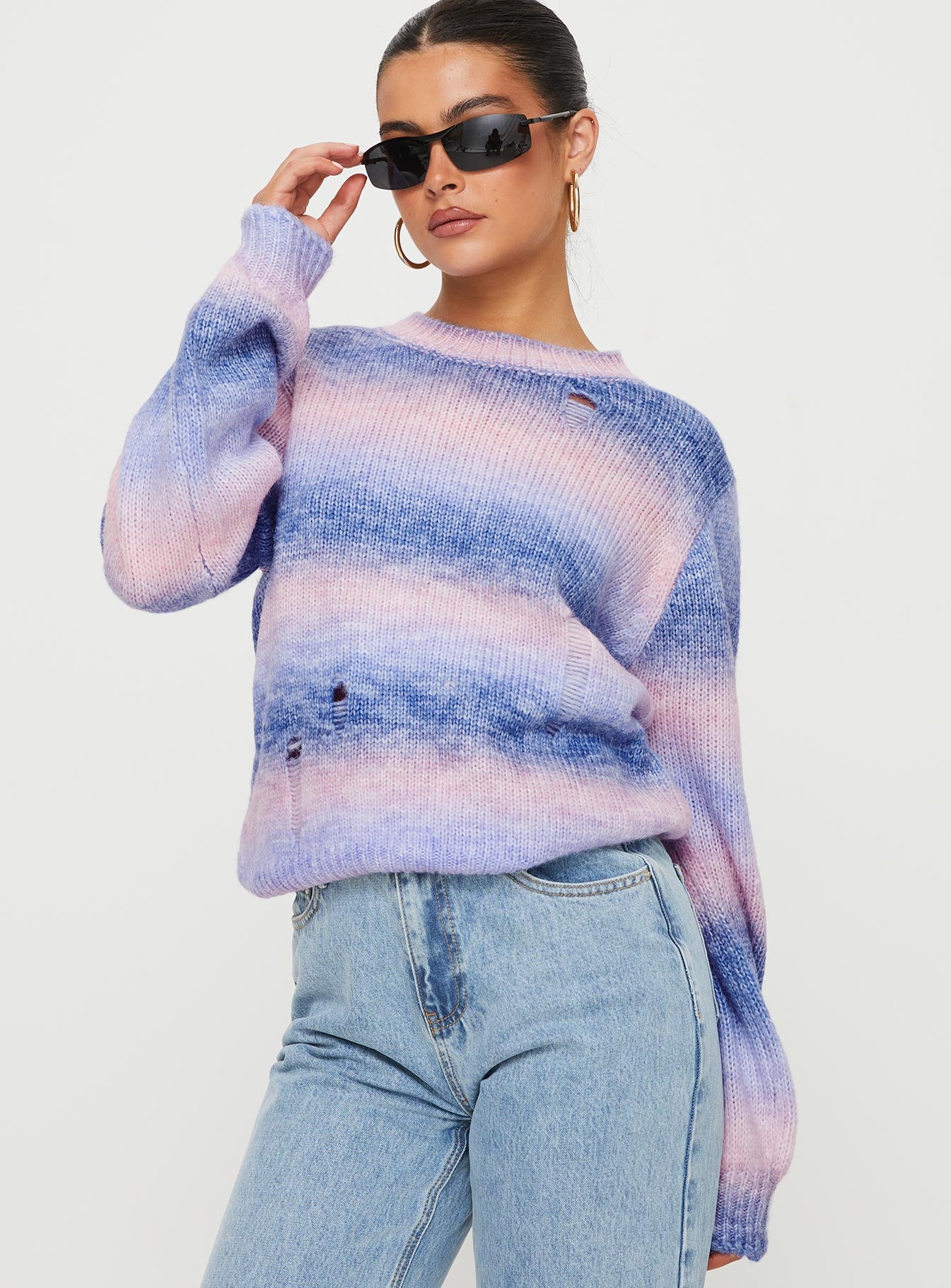 Marge Ombre Stripe Sweater Multi - Image 2