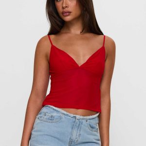 Fast Times Top Red