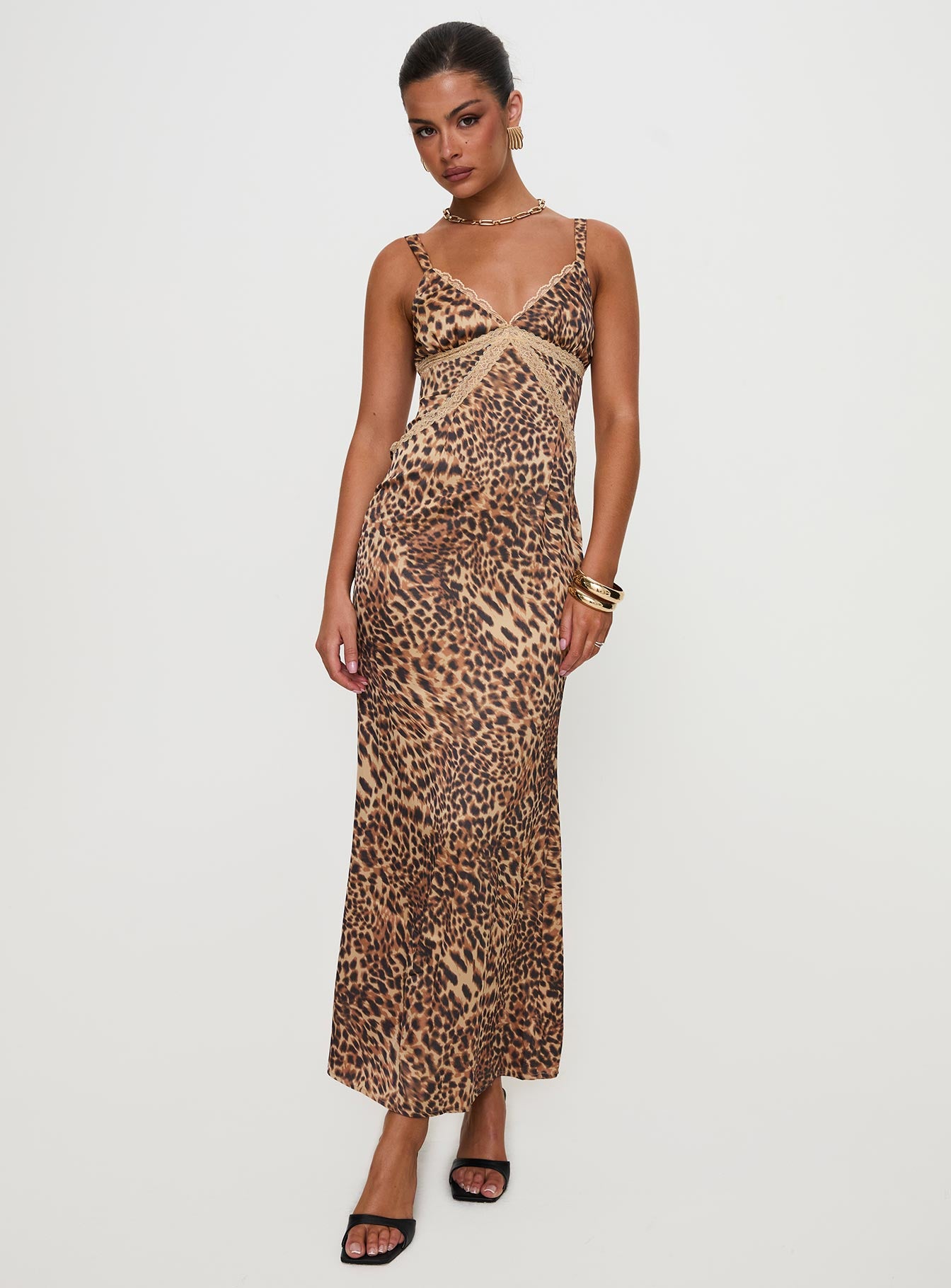Sanctuary Maxi Dress Leopard - Image 5