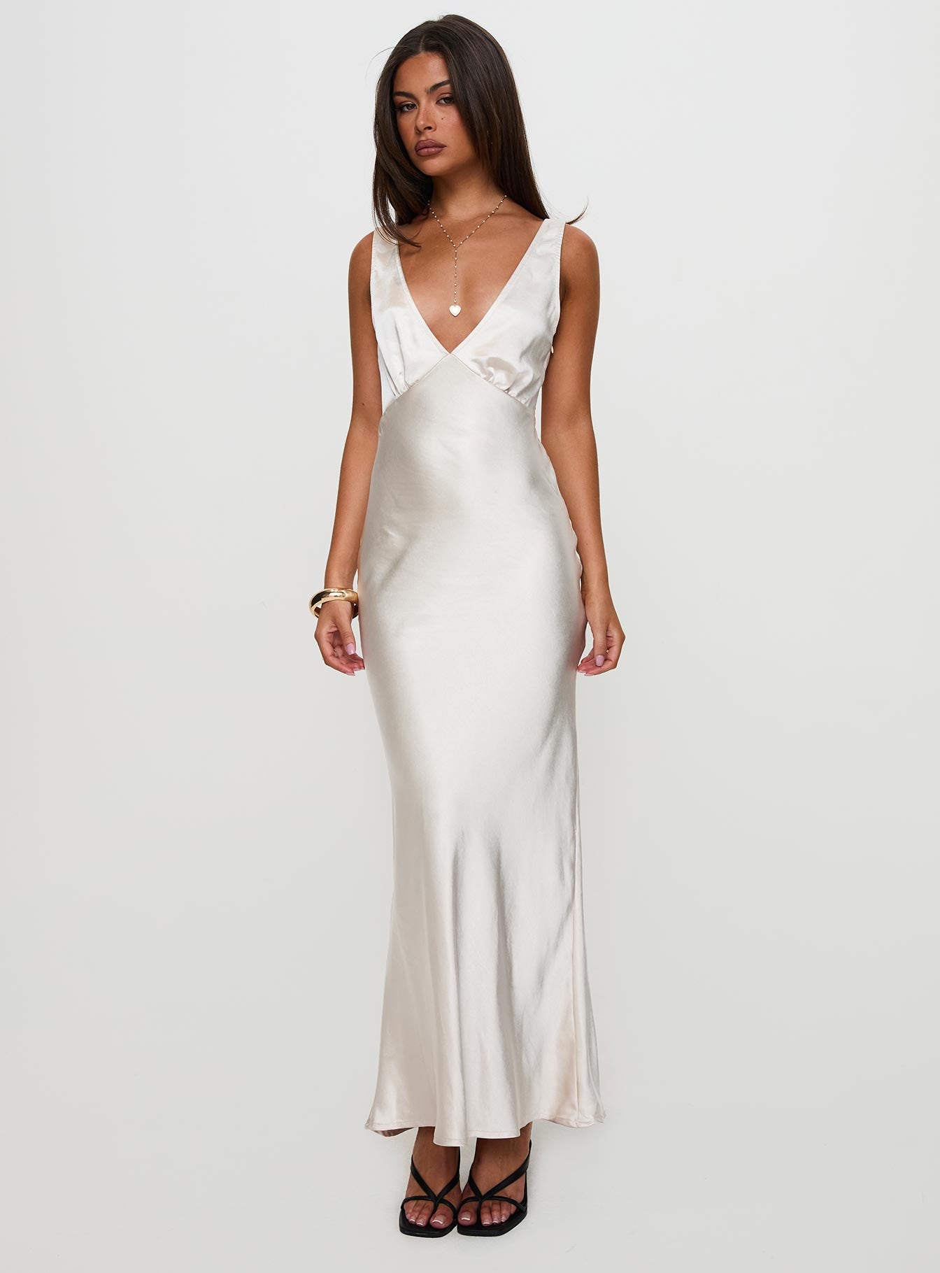 Allegra Maxi Dress Champagne - Image 8