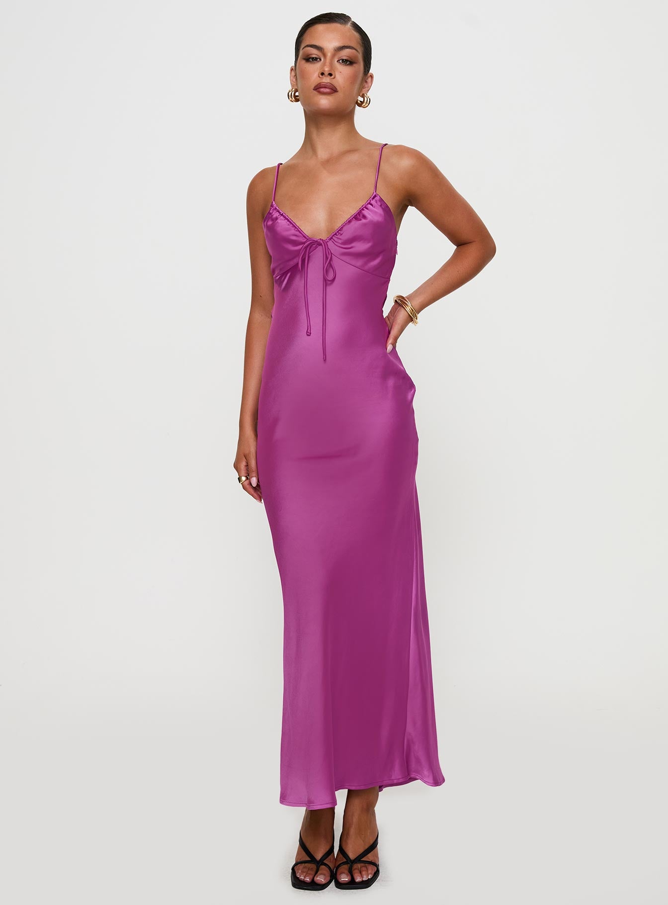 Maguire Maxi Dress Purple - Image 2