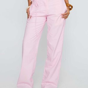 Destini Tie Up Pant Pink