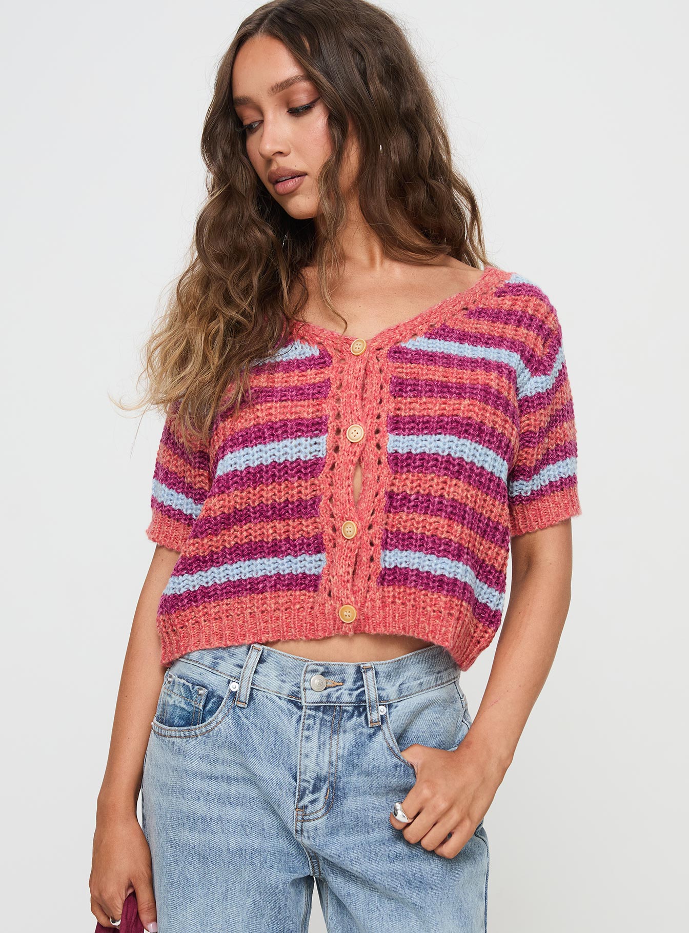Compassion Knit Cardigan Multi - Image 2