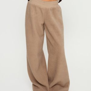 Siberia Fleece Track Pant Light Brown